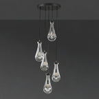14 Inch Raindrop Glass Chandelier - Lacrima