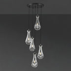 14 Inch Raindrop Glass Chandelier - Lacrima