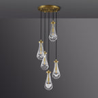 14 Inch Raindrop Glass Chandelier - Lacrima