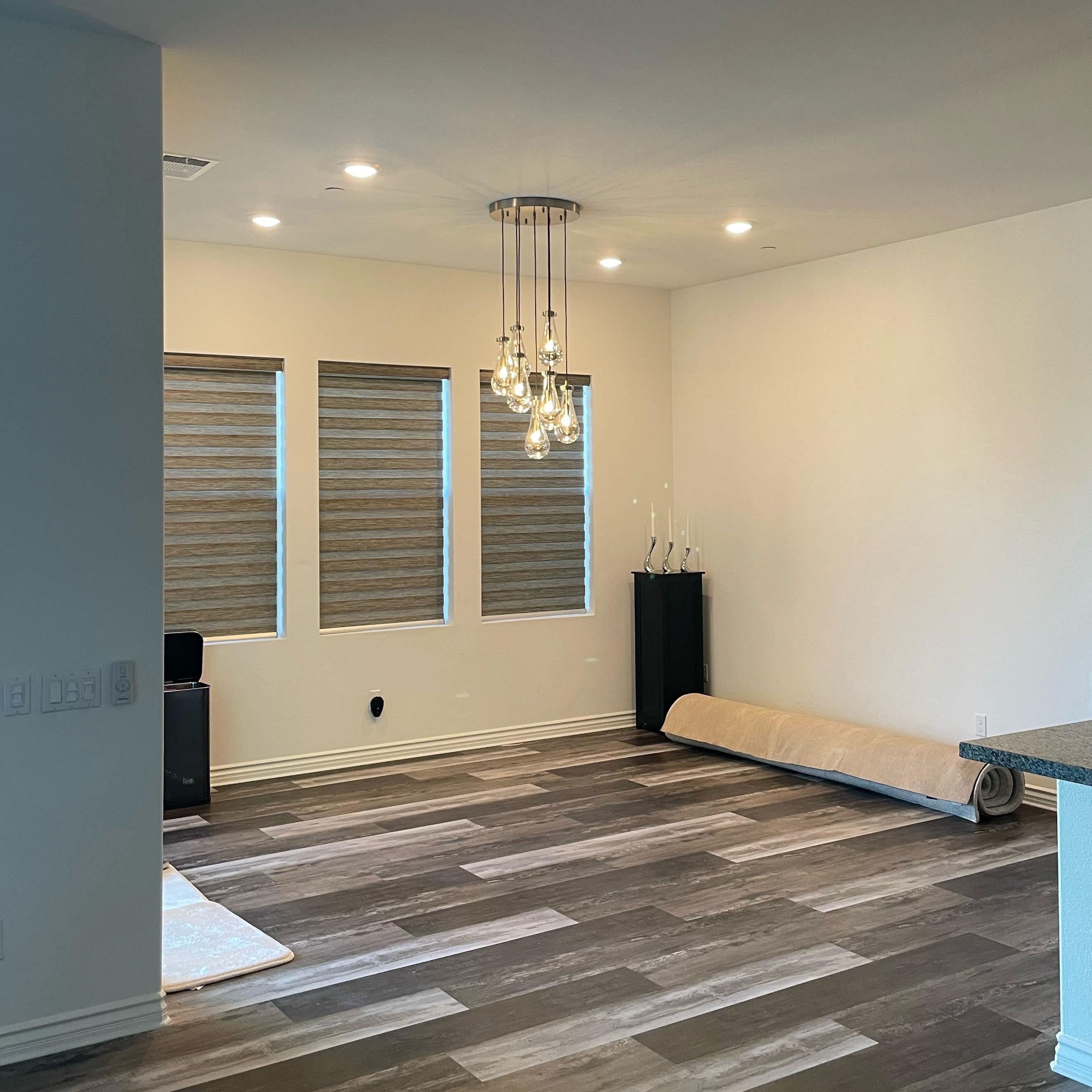 18 Inch Raindrop Glass Round Chandelier – Lachryma