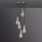 14 Inch Raindrop Glass Chandelier - Lacrima