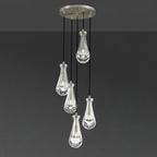 14 Inch Raindrop Glass Chandelier - Lacrima