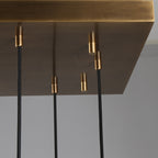 72 Inch Raindrop Glass Rectangular Chandelier – Lachryma