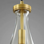 36 Inch Raindrop Glass Linear Cord Chandelier – Lachryma