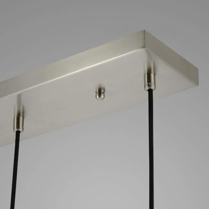 36 Inch Raindrop Glass Linear Cord Chandelier – Lachryma