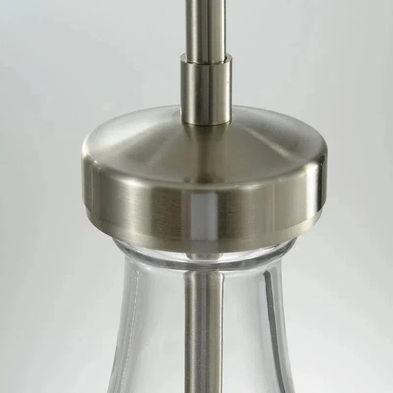 36 Inch Raindrop Glass Linear Rod Chandelier – Lachryma