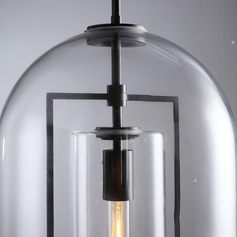 13 Inch Bell Glass Pendant Light - Fulcrum