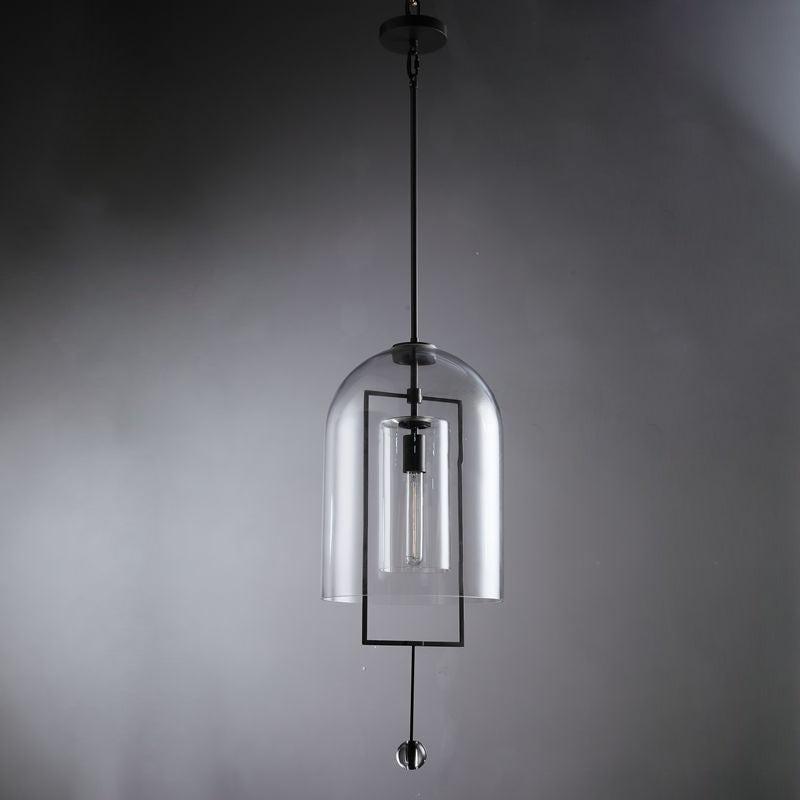 13 Inch Bell Glass Pendant Light - Fulcrum