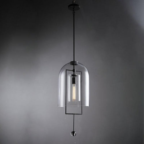 13 Inch Bell Glass Pendant Light - Fulcrum