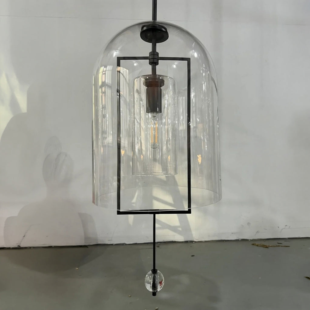 15 Inch Bell Glass Pendant Light - Fulcrum