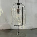 15 Inch Bell Glass Pendant Light - Fulcrum