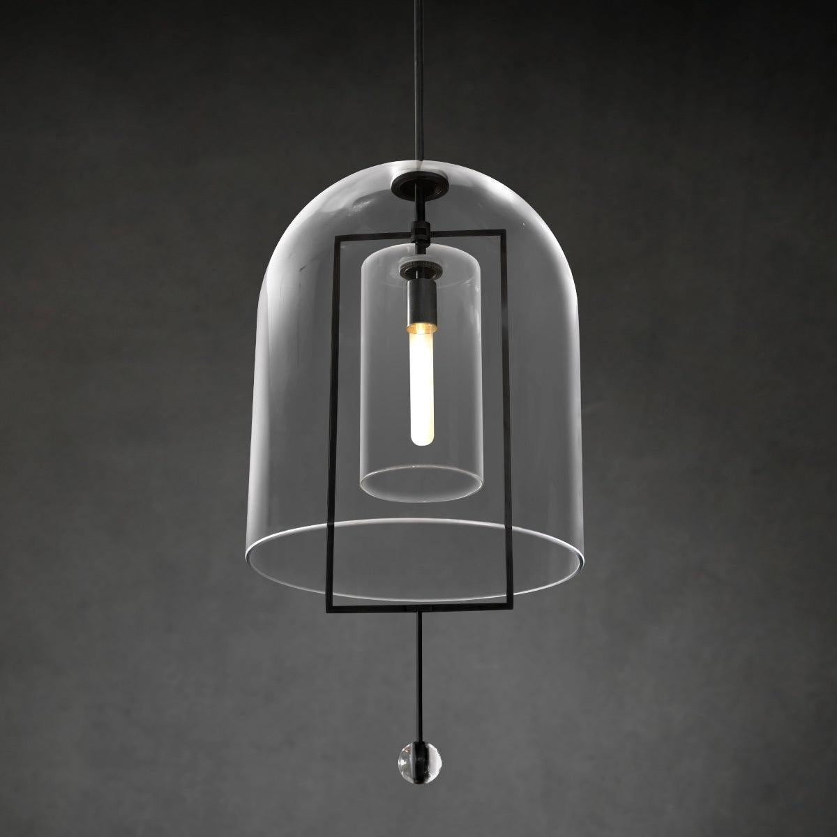 15 Inch Bell Glass Pendant Light - Fulcrum
