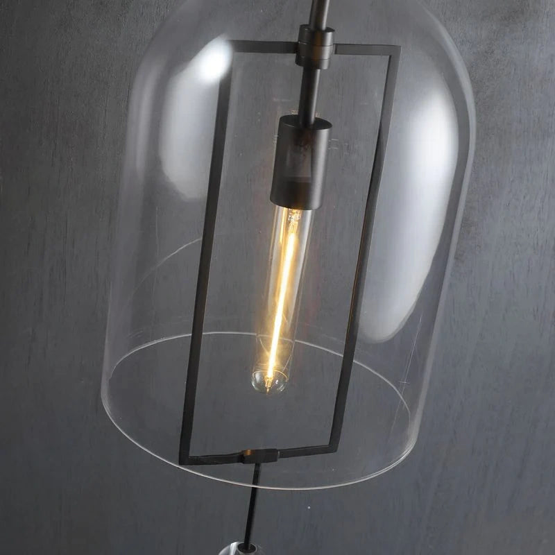 15 Inch Bell Glass Pendant Light - Fulcrum