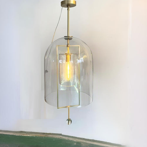 15 Inch Bell Glass Pendant Light - Fulcrum