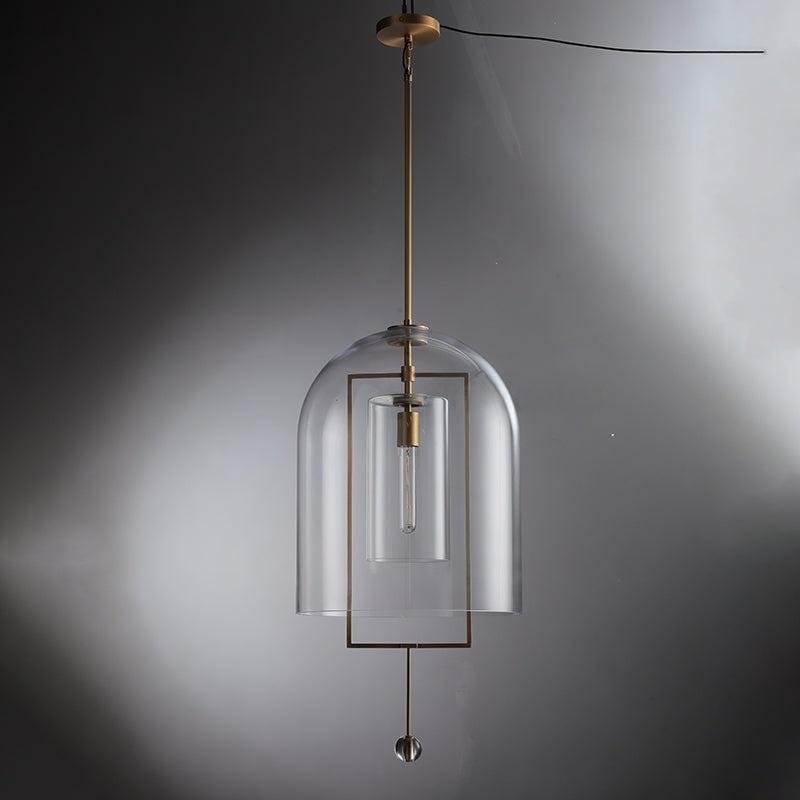 15 Inch Bell Glass Pendant Light - Fulcrum