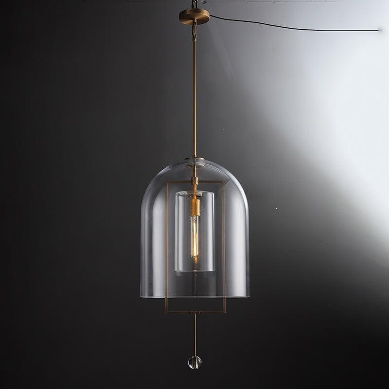 15 Inch Bell Glass Pendant Light - Fulcrum