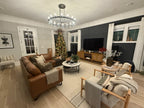 48 Inch Cylindrical Glass Candle Round Chandelier - Ravelle