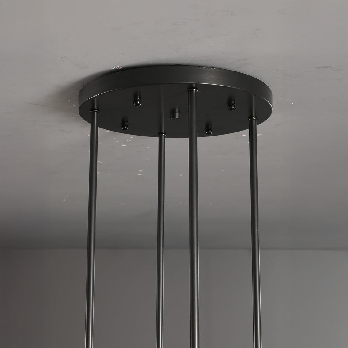 60 Inch Cylindrical Glass Candle Round Chandelier - Ravelle