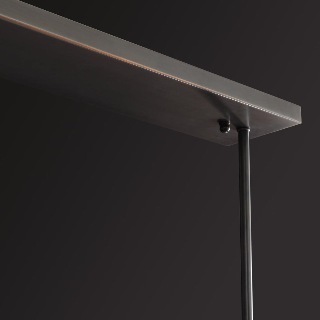 54 Inch Cylinder Glass Linear Candle Chandelier - Ravelle