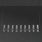 69 Inch Cylinder Glass Candle Linear Chandelier - Ravelle