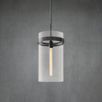 10 Inch Cylindrical Glass Pendant Light - Ravelle