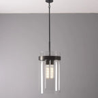 12 Inch Cylinder Glass Pendant Light - Ravelle