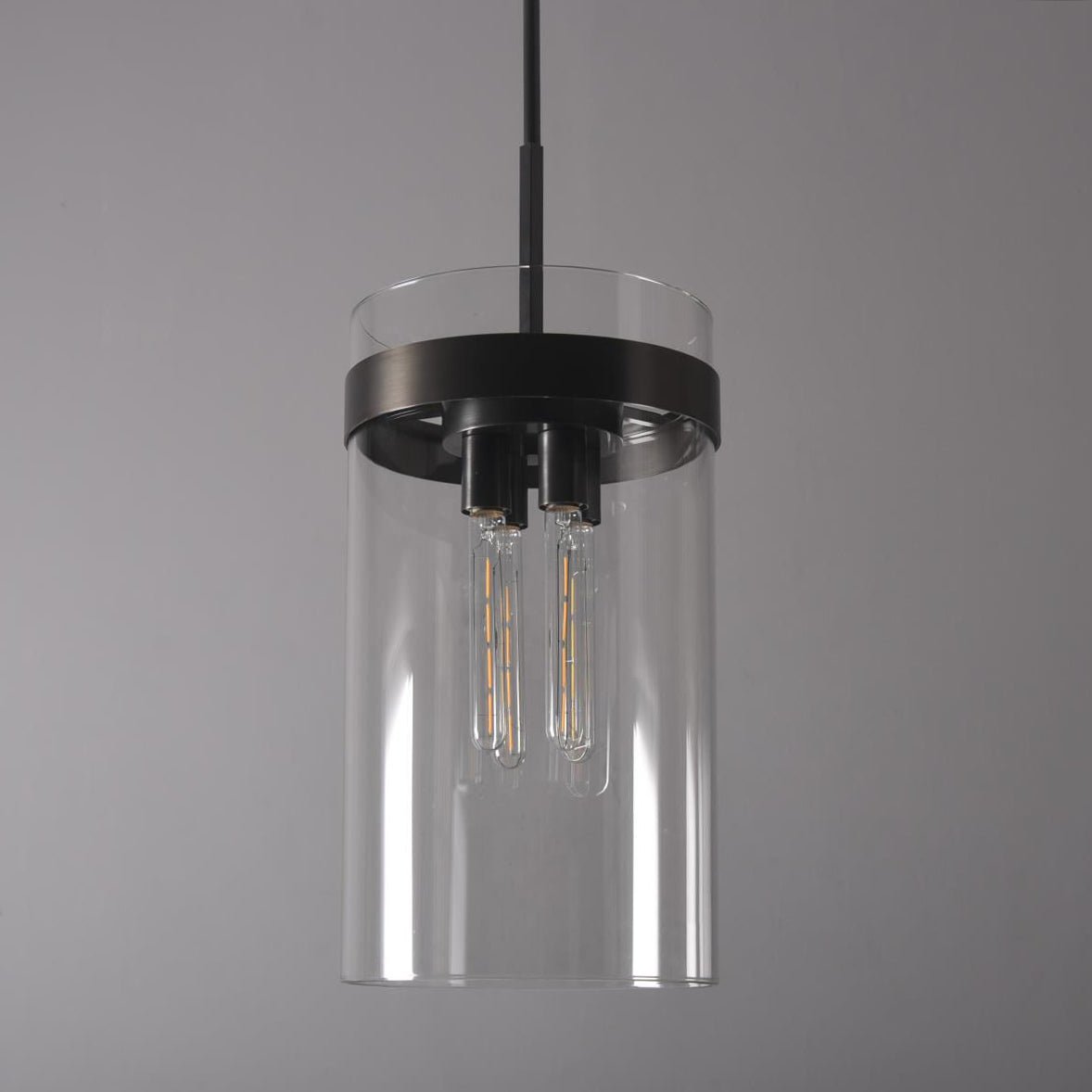 12 Inch Cylinder Glass Pendant Light - Ravelle
