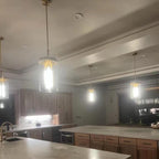 12 Inch Cylindrical Glass Pendant Light - Ravelle