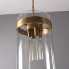 12 Inch Cylinder Glass Pendant Light - Ravelle