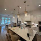12 Inch Cylinder Glass Pendant Light - Ravelle