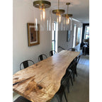 12 Inch Cylindrical Glass Pendant Light - Ravelle