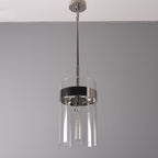8 Inch Cylindrical Glass Pendant Light - Ravelle