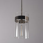 8 Inch Cylindrical Glass Pendant Light - Ravelle