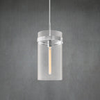 10 Inch Cylindrical Glass Pendant Light - Ravelle