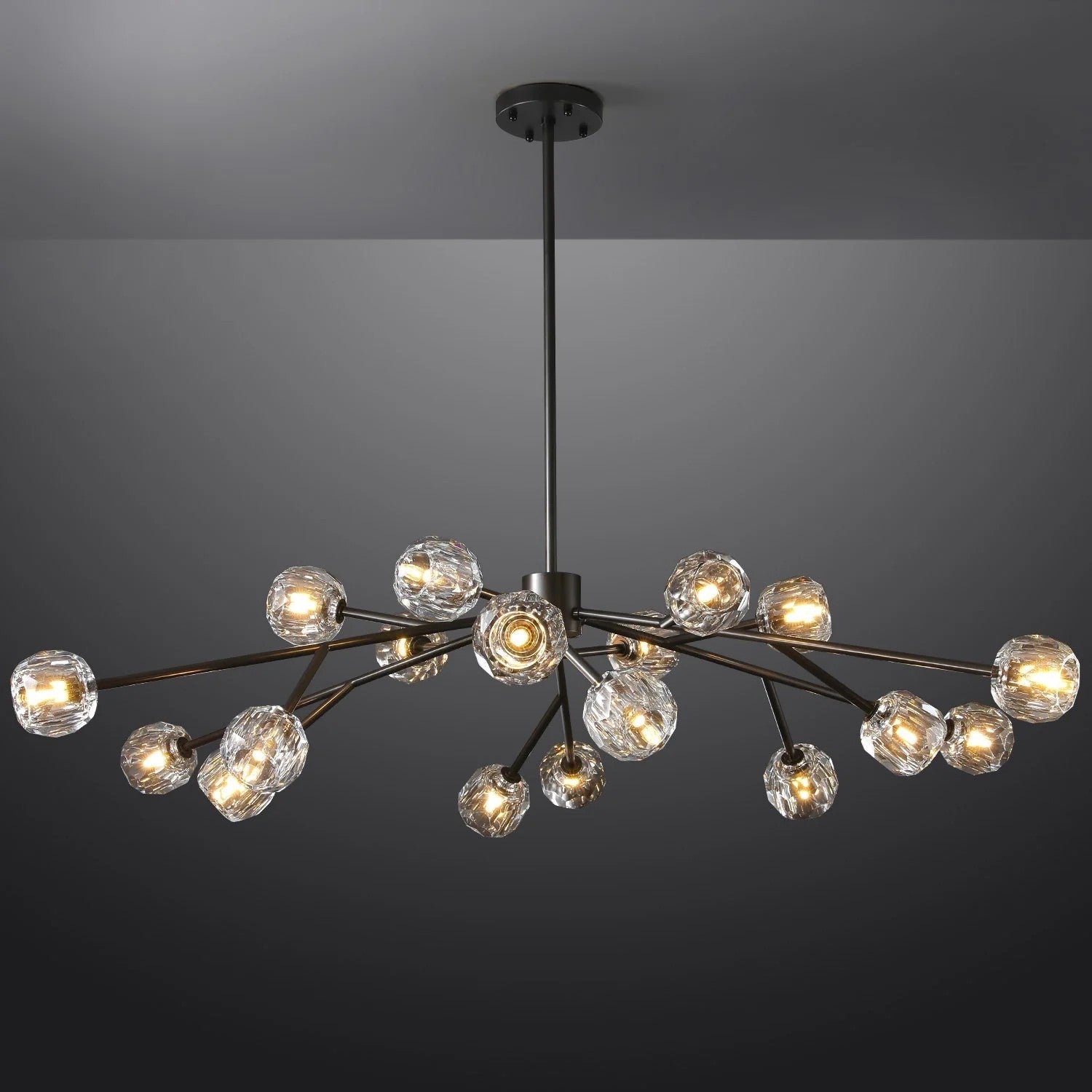 60 Inch Sputnik Crystal Globe Chandelier – Boule