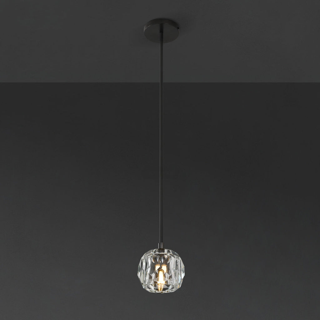5 Inch Globe Crystal Rod Pendant Light – Boule