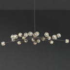 72 Inch Crystal Arm Oval Chandelier – Boule