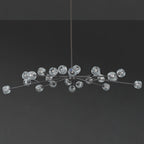 72 Inch Crystal Arm Oval Chandelier – Boule