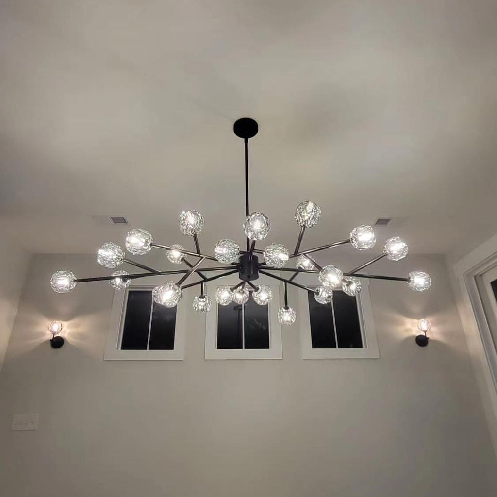 72 Inch Crystal Arm Oval Chandelier – Boule