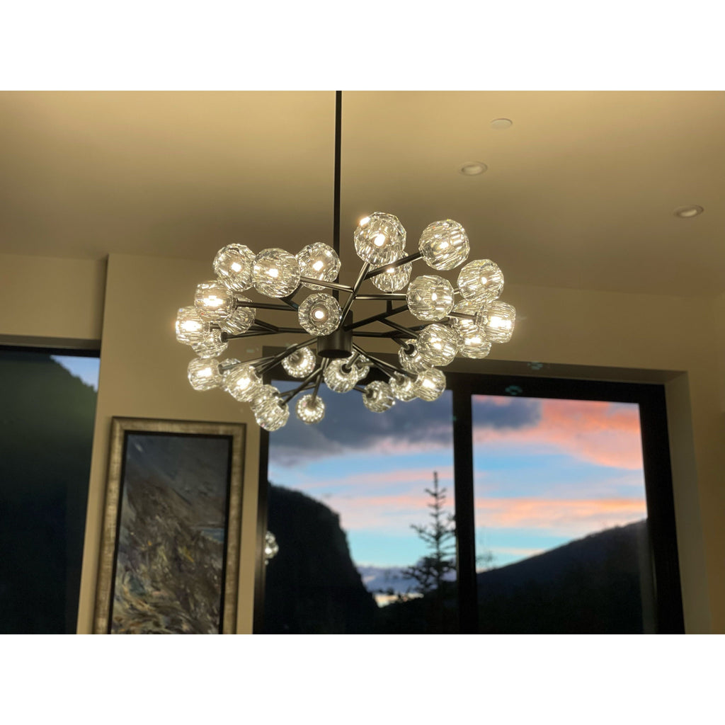 72 Inch Crystal Arm Oval Chandelier – Boule