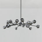 48 Inch Smoked Crystal Sputnik Sphere Chandelier – Boule
