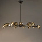 48 Inch Smoked Crystal Sputnik Sphere Chandelier – Boule