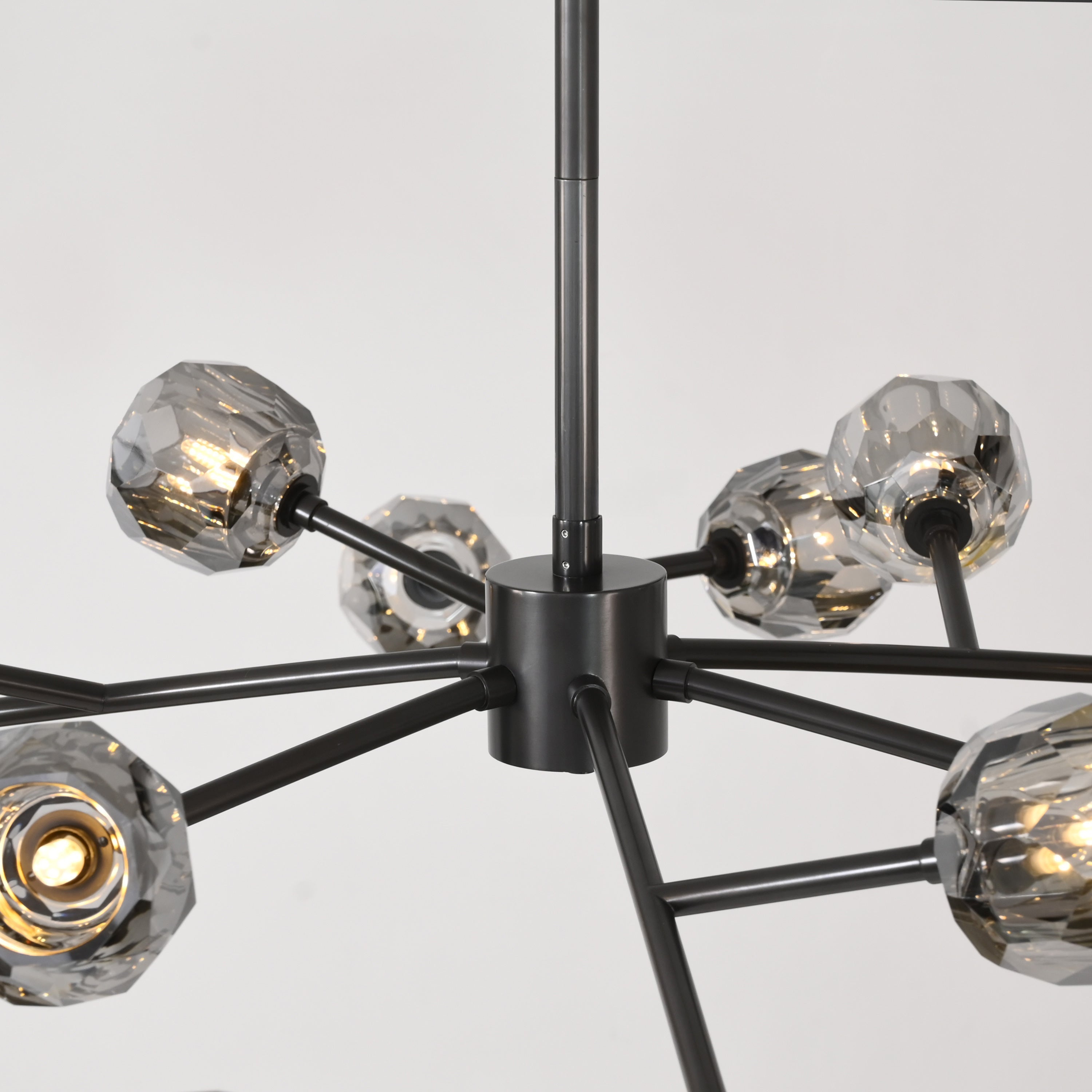 60 Inch Smoked Crystal Sputnik Sphere Chandelier – Boule
