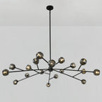 72 Inch Smoked Crystal Sputnik Sphere Chandelier – Boule