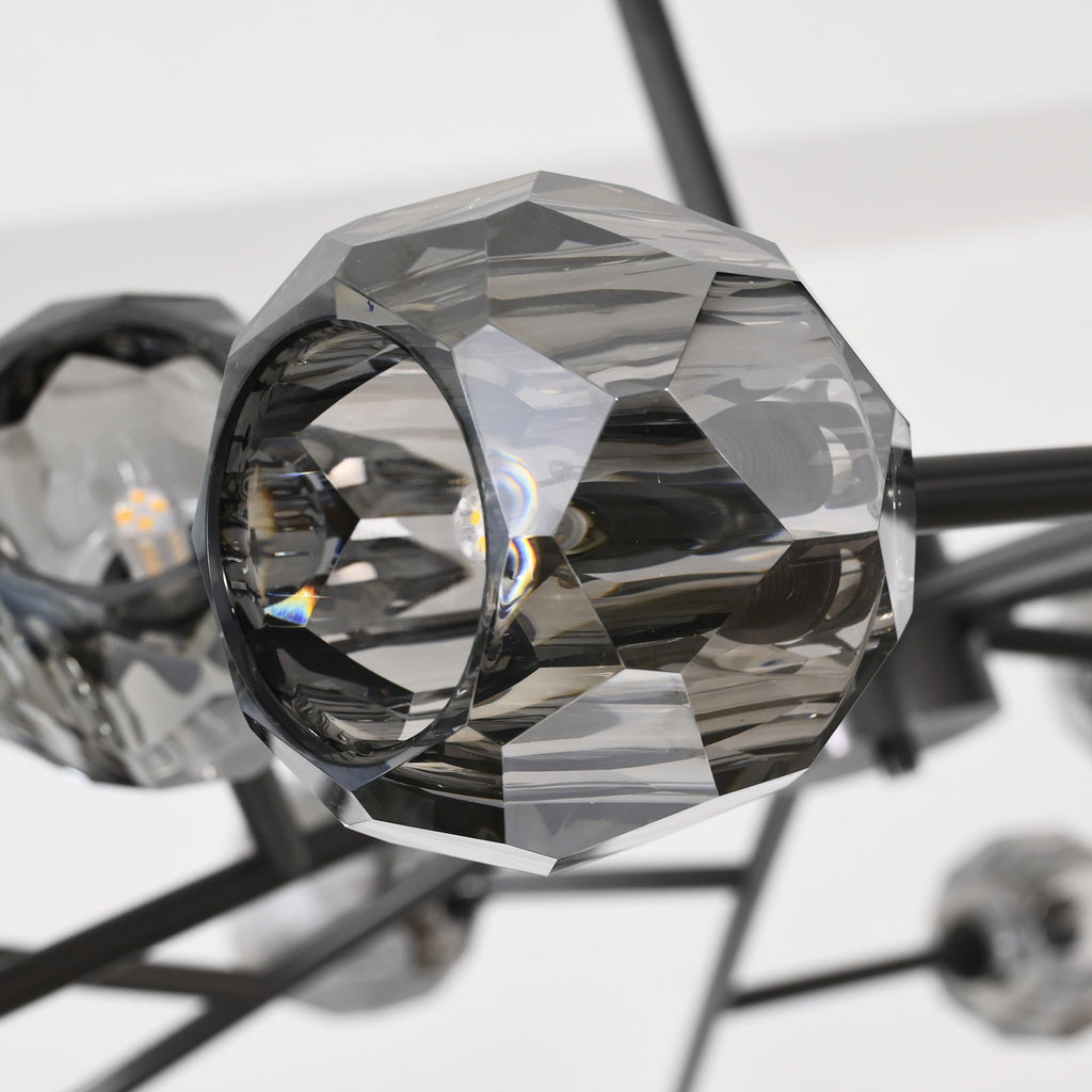 72 Inch Smoked Crystal Sputnik Sphere Chandelier – Boule