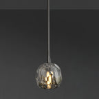 5 Inch Globe Smoked Crystal Rod Pendant Light – Boule