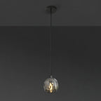 5 Inch Globe Smoked Crystal Rod Pendant Light – Boule