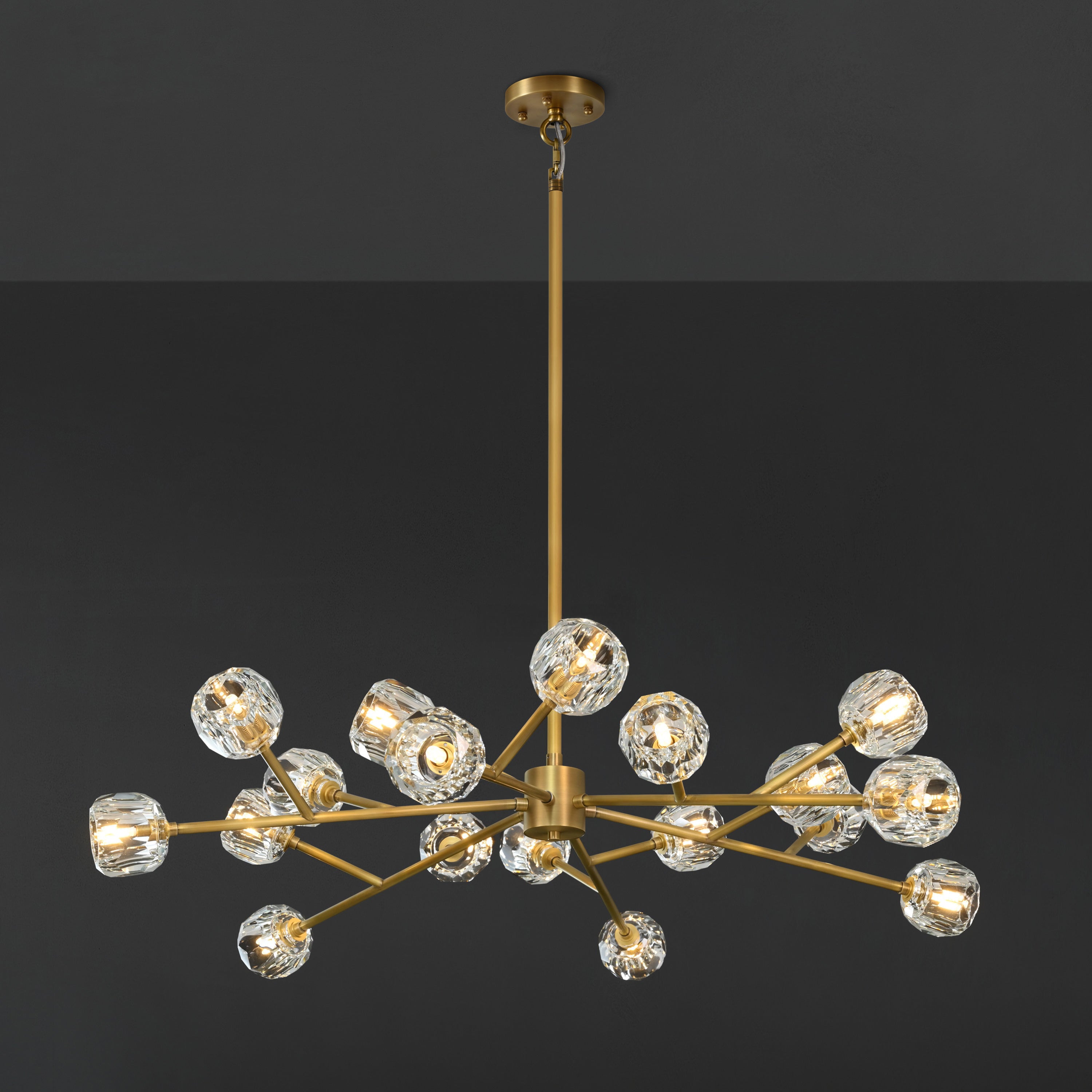 48 Inch Crystal Sputnik Sphere Chandelier – Boule