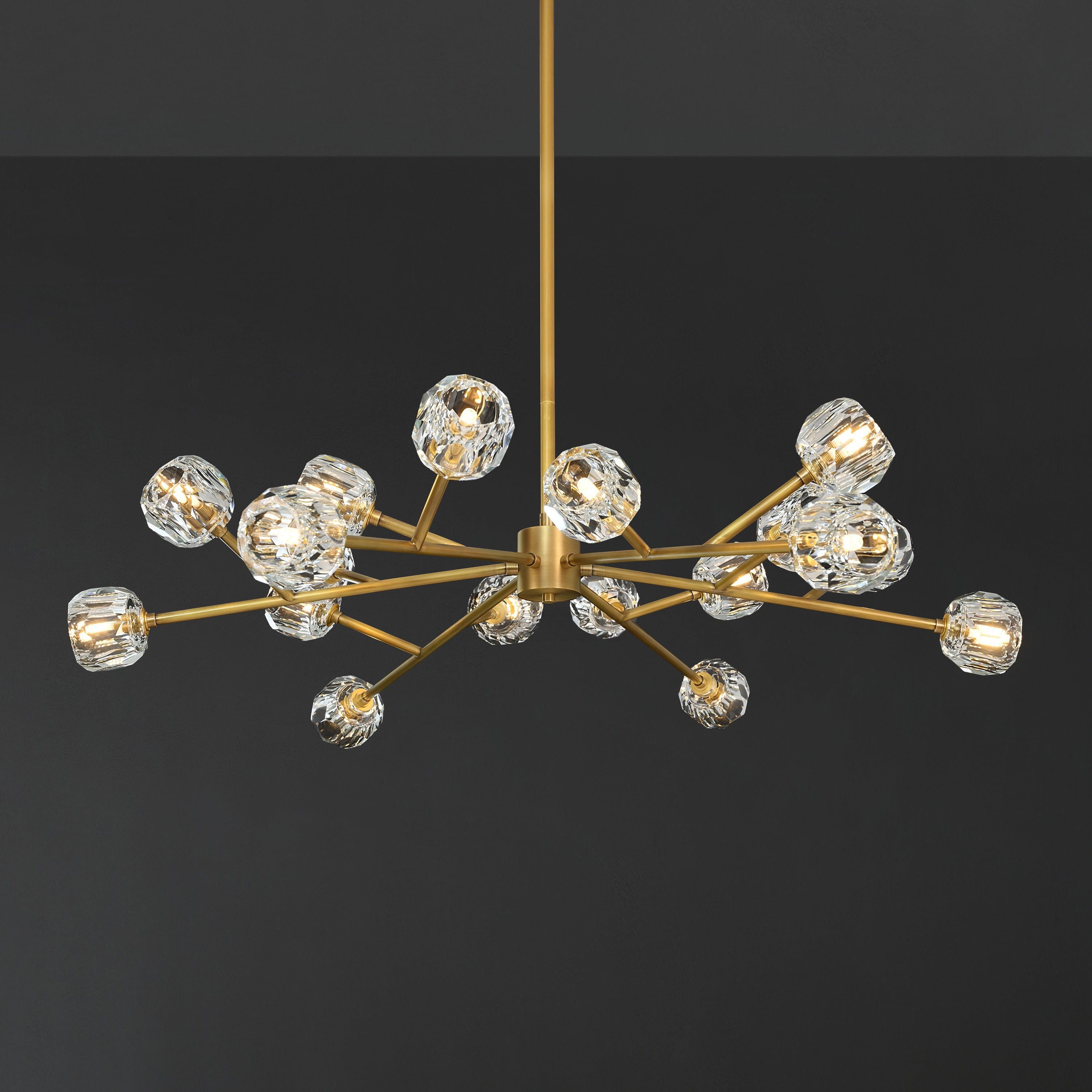 48 Inch Crystal Sputnik Sphere Chandelier – Boule