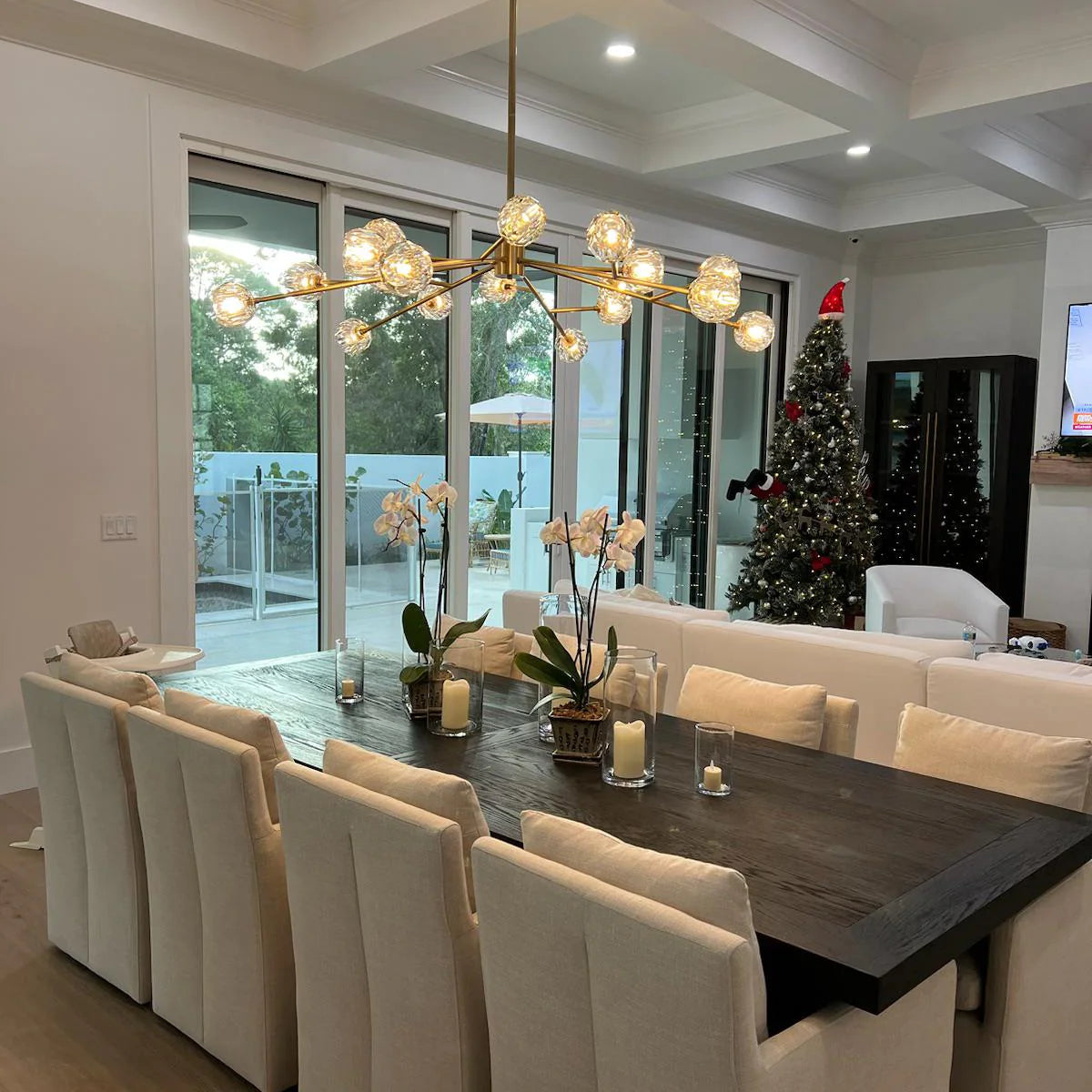 60 Inch Crystal Sputnik Sphere Chandelier – Boule